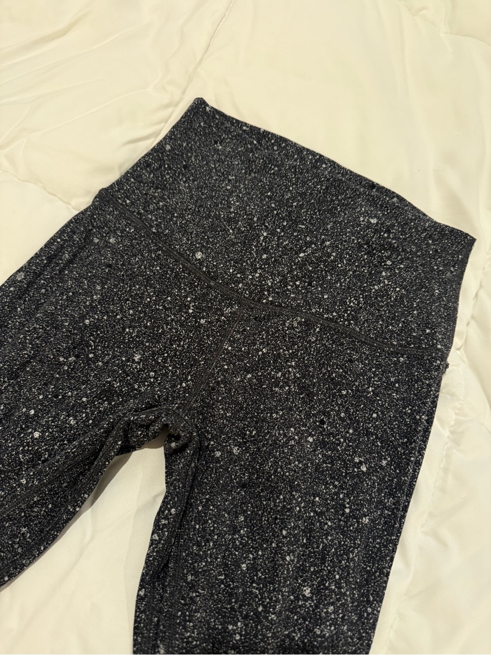Lululemon Wunder Under Black Speckled Leggings NWOT - Picture 3 of 5